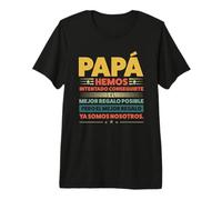 Papá el Mejor ya Somos Nosotros. Padre Camiseta Premium