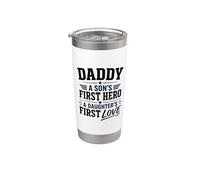 Papá El primer héroe de un hijo El primer amor de una hija Vaso térmico de acero inoxidable de doble pared