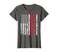 Papá en Las Calles Daddy In The Sheets Bandera Estadounidense de EE. UU Camiseta, Mujer, Asfalto, XXL