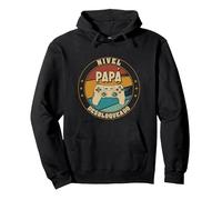 Papá en Prácticas Divertido Futuro Papá Anuncio Embarazadas Sudadera con Capucha, Unisex para Adultos, Negro, S