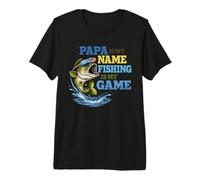 Papá es el Nombre, la Pesca es mi Juego Camiseta Premium
