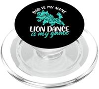 Papá es mi nombre La danza del león es mi juego PopSockets PopGrip para MagSafe
