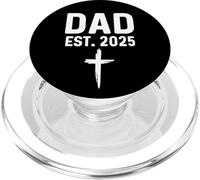 Papá Est 2025 - Nuevo Padre Cristiano Católico Jesús Luterano PopSockets PopGrip para MagSafe