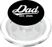 Papá EST. 2026 Anuncio de Embarazo Día del Padre Padre Nuevo PopSockets PopGrip para MagSafe