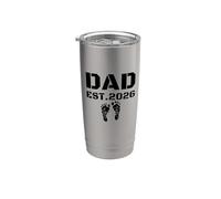 Papá est. Anuncio de Embarazo de la Copa 2026 Primer Vaso térmico de acero inoxidable de doble pared