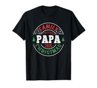 Papa Family Christmas Making Memories Christmas Snow Party Camiseta