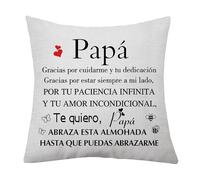 Papá Funda de Cojín Regalo Día del Padre para Hombre Regalo de Funda de Almohada para Padre Papá Abuelo Tío Ideas Personalizado Regalo para Papá Regalo de Cumpleaños Navidad (Papá1)