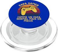 Papa Gamer como un papá Normal Pero Mejor Padre Video Juego PopSockets PopGrip para MagSafe