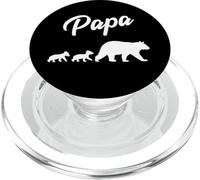 Papá Gemelo Oso Dos Cachorros | Regalo para el día del Padre para 2 niños PopSockets PopGrip para MagSafe