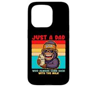 Papa Gorilla, Just A Dad who always came back with the milk Carcasa para iPhone 15 Pro