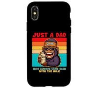Papa Gorilla, Just A Dad who always came back with the milk Carcasa para iPhone X/XS