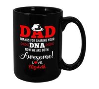 Papá, Gracias Por Compartir El Adn Tazón Cerámica Tazas Té Novedad Tazón De Café Regalos Divertidos Para Oficina Amigos Colegas 330Ml