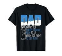 Papá Gracias Por Volver Siempre Cuando Fuiste A Conseguir Leche Camiseta