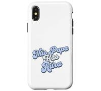 Papa Has Aura, Divertido, diseño de Abuelo, Jerga y Vibraciones Elegantes Carcasa para iPhone X/XS
