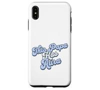 Papa Has Aura, Divertido, diseño de Abuelo, Jerga y Vibraciones Elegantes Carcasa para iPhone XS MAX