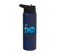 Papá Héroe, Protector del Hombre de Dios Stainless Steel Insulated Water Bottle
