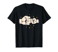 Papá Hijo Puño Amigos Para La Vida Camiseta