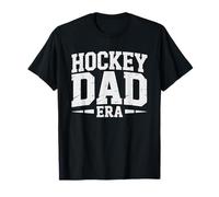 Papa Hockey Pie De Pista Padre Identidad Camiseta