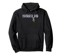 Papá huésped: Snowboard Sudadera con Capucha