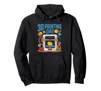 Papa Impresor 3D Padre Maker Identidad Grafico Impresora FDM Sudadera con Capucha