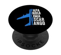 Papa India Lima Óscar Tango PopSockets PopGrip Adhesivo