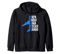 Papa India Lima Óscar Tango Sudadera con Capucha