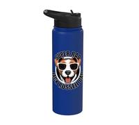 Papá Jack Russell Terrier, divertido padre de perro JRT Stainless Steel Insulated Water Bottle