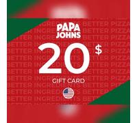 Papa Johns Gift Card 20 USD Key - UNITED STATES