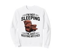 Papá Joke Funny Men I'm Not Sleeping I'm Resting My Eyes Sudadera