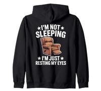 Papá Joke Funny Men I'm Not Sleeping I'm Resting My Eyes Sudadera con Capucha