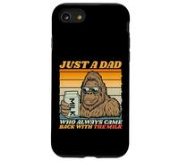 Papa Just A Dad Who Always Came Back with The Milk Bigfoot Carcasa para iPhone SE (2020) / 7/8