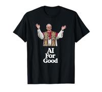 Papa León XIV AI para el Bien - MAGNIFICA HUMANITAS Camiseta