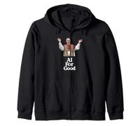 Papa León XIV AI para el Bien - MAGNIFICA HUMANITAS Sudadera con Capucha