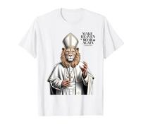 Papa León XIV Camiseta, Hombre, Blanco, 3XL