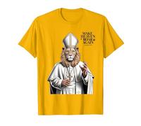 Papa León XIV Camiseta, Hombre, Dorado Brillante, S