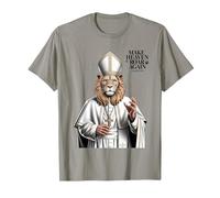 Papa León XIV Camiseta, Hombre, Pizarra, S