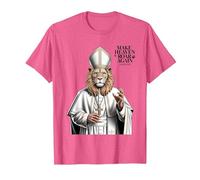 Papa León XIV Camiseta, Hombre, Rosa Jaspeado, S