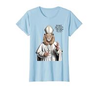 Papa León XIV Camiseta, Mujer, Azul Bebé, S