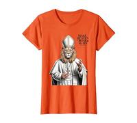 Papa León XIV Camiseta, Mujer, Naranja, S