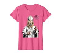 Papa León XIV Camiseta, Mujer, Rosa Jaspeado, S
