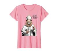 Papa León XIV Camiseta, Mujer, Rosado, L