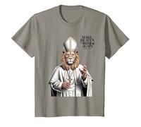 Papa León XIV Camiseta, Niños, Pizarra, 12 años