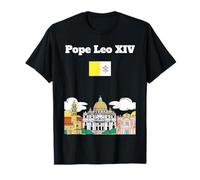 Papa León XIV Ciudad del Vaticano recuerdo Plaza San Pedro Vaticano Camiseta