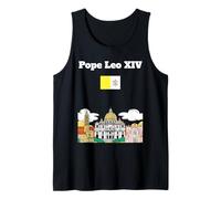 Papa León XIV Ciudad del Vaticano recuerdo Plaza San Pedro Vaticano Camiseta sin Mangas