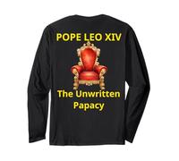 Papa León XIV El Papado No Escrito Vaticano Católico Americano Manga Larga