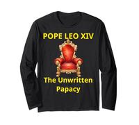 Papa León XIV El Papado No Escrito Vaticano Católico Americano Manga Larga