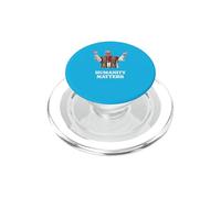 Papa León XIV La Humanidad Importa - MAGNIFICA HUMANITAS PopSockets PopGrip para MagSafe