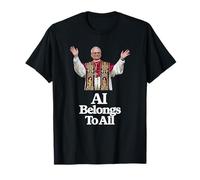 Papa León XIV La IA Pertenece a Todos - MAGNIFICA HUMANITAS Camiseta