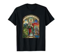 Papa León XIV Un Papa para Las Américas Estilo vitral Camiseta