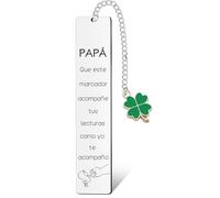 Papá Marcadores Regalos Día Del Padre Gracias Papá Marcapáginas Cumpleaños Jubilación Apreciar Amor Familiar Citas Recuerdos Navidad Personalizada Acción De Gracias Accesorio De Libro De Hijo Hija (2)